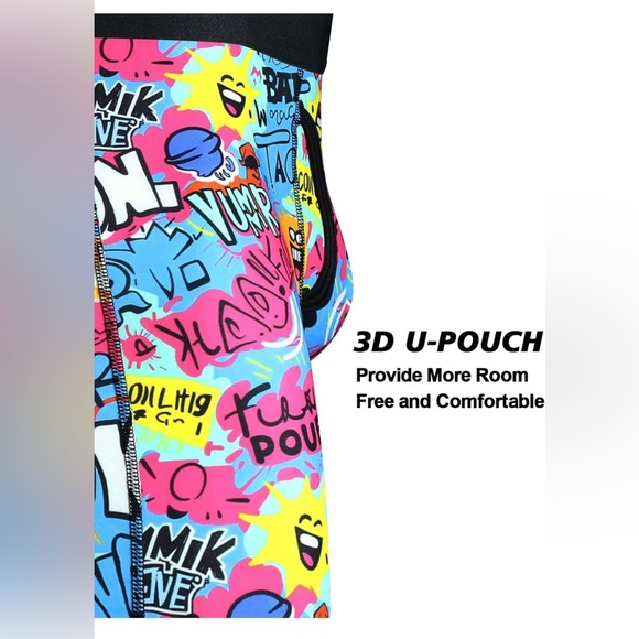 NWT CHUAKIN Mens Athletic Boxer Briefs Long Leg Underwear - Picture 3 of 15